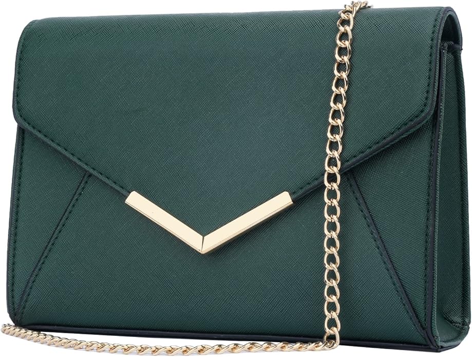 KKXIU Women Faux Leather Envelope Clutch Purse - modern and versatile option